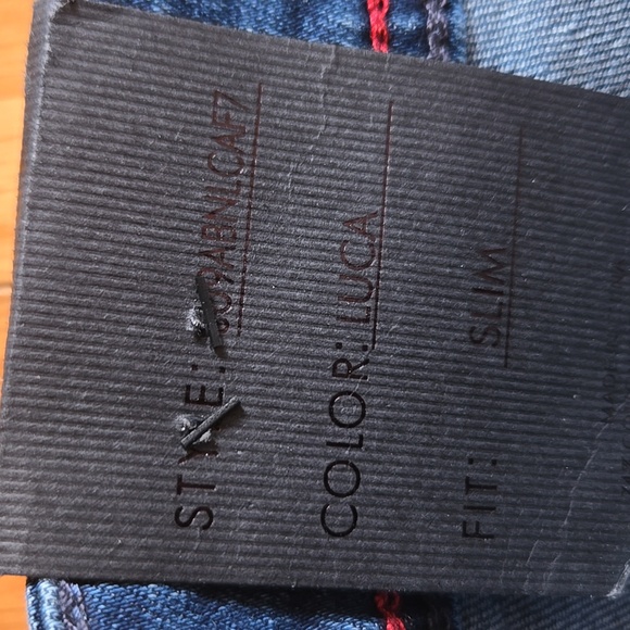 NWT Men's "Steve's Jeans Slim Fit", color Luca, size 34x32 Stretch. - Picture 5 of 9